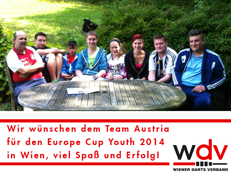 Das Team Austria für den ECY 2014 in Wien