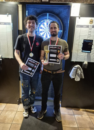 Platz 1 und 2 des 2. Turniers der WDV - Equalizer Series 2024/25