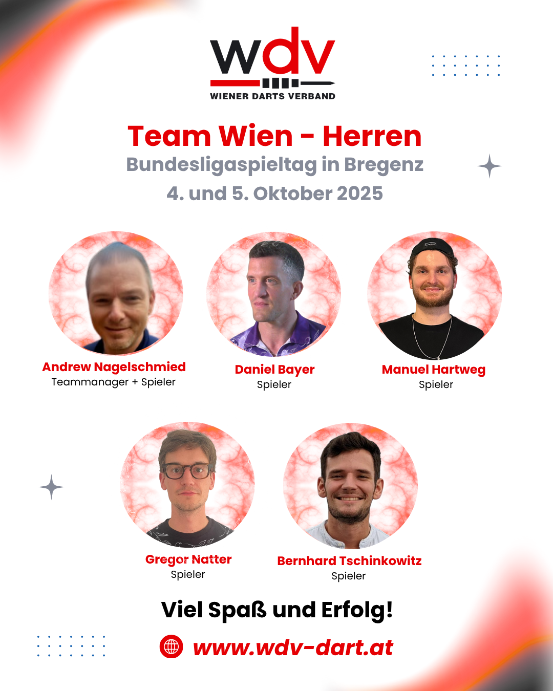 Herrenteam für Bregenz